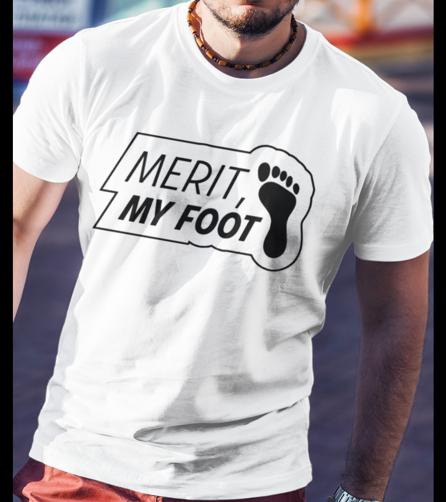 Merit My Foot Footprint T-Shirt