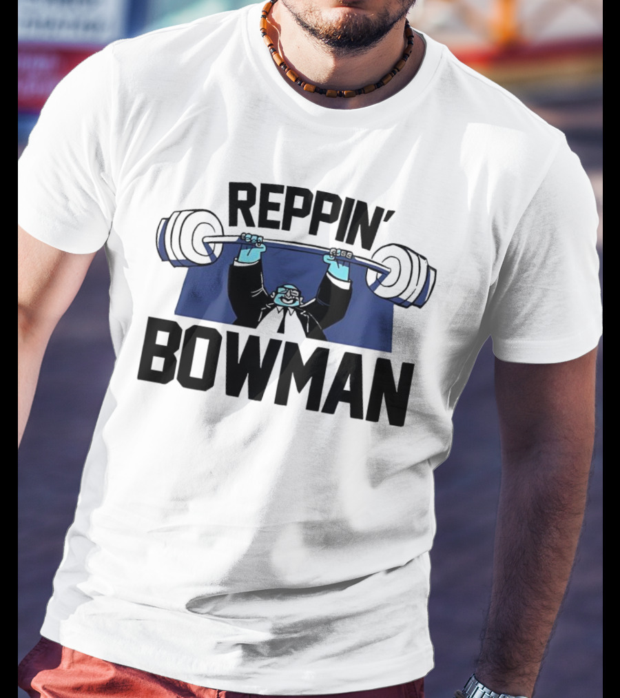 Reppin Bowman Fitness Lifting T-Shirt