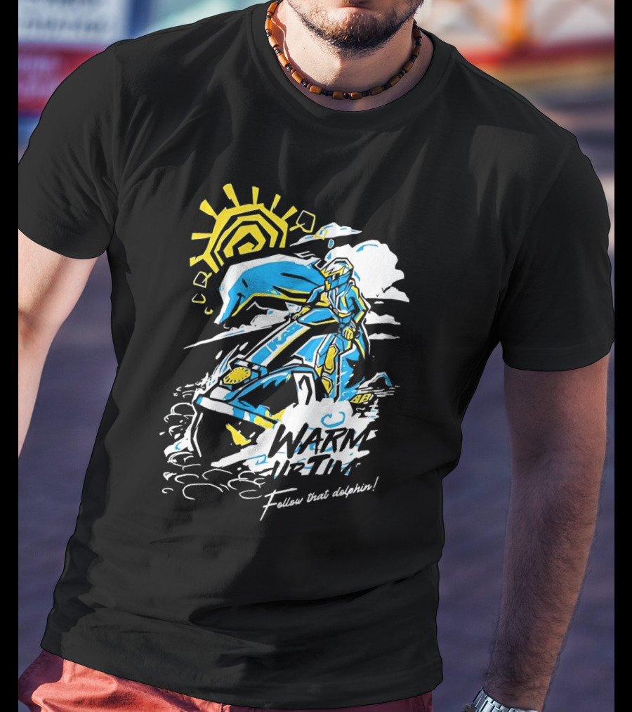 Warm Up Time Follow That Dolphin Wave Race 64 Sunburst Splash Adventure T-Shirt