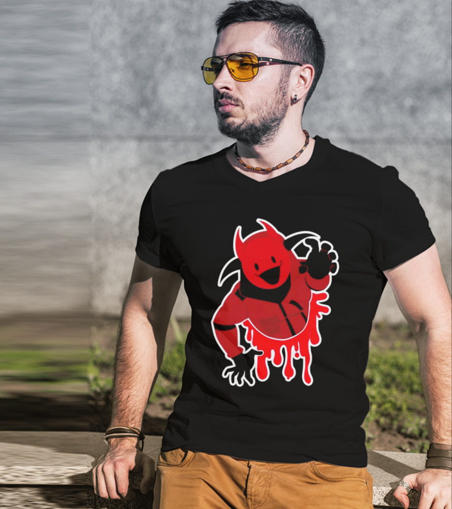 Reddsmess Get Over Here Fall Guy Devil Costume T-Shirt