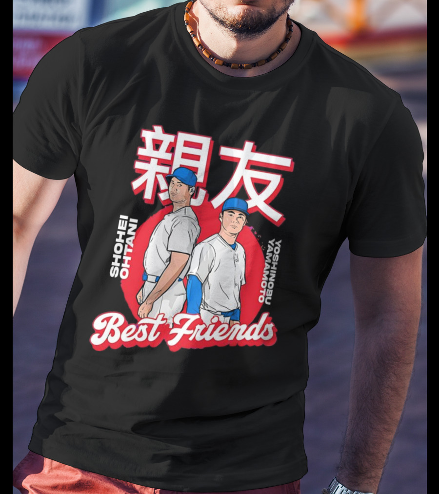Shohei Ohtani Yoshinobu Yamamoto Best Friends Dodgers T-Shirt