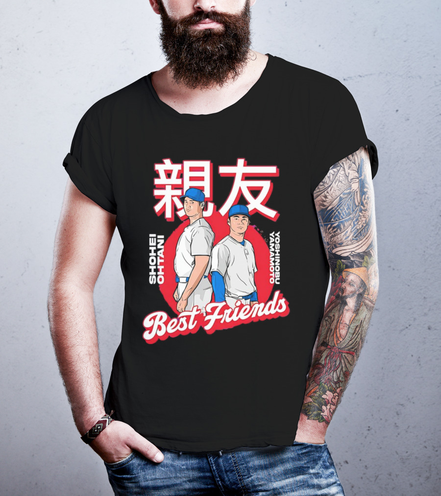 Shohei Ohtani Yoshinobu Yamamoto Best Friends Dodgers T-Shirt