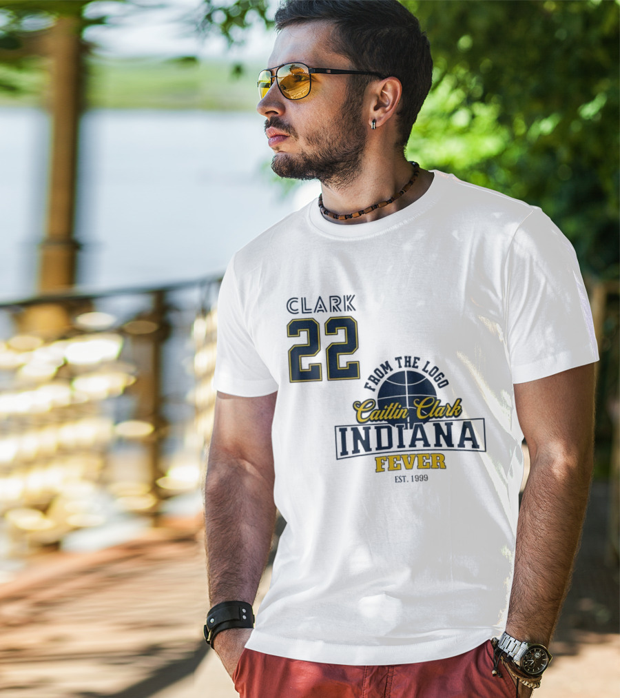 Clark 22 From The Logo Caitlin Clark Indiana Fever Est. 1999 Basketball T-Shirt