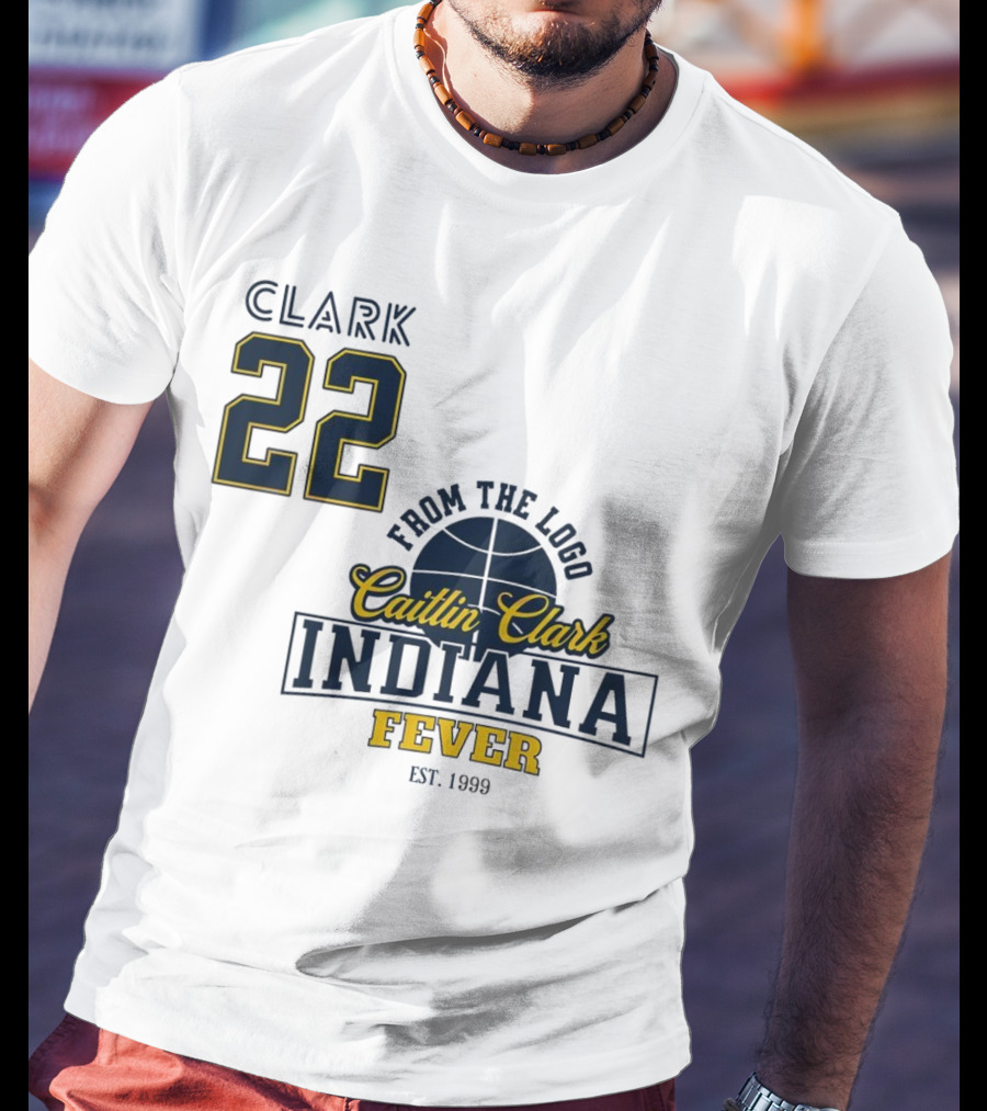 Clark 22 From The Logo Caitlin Clark Indiana Fever Est. 1999 Basketball T-Shirt