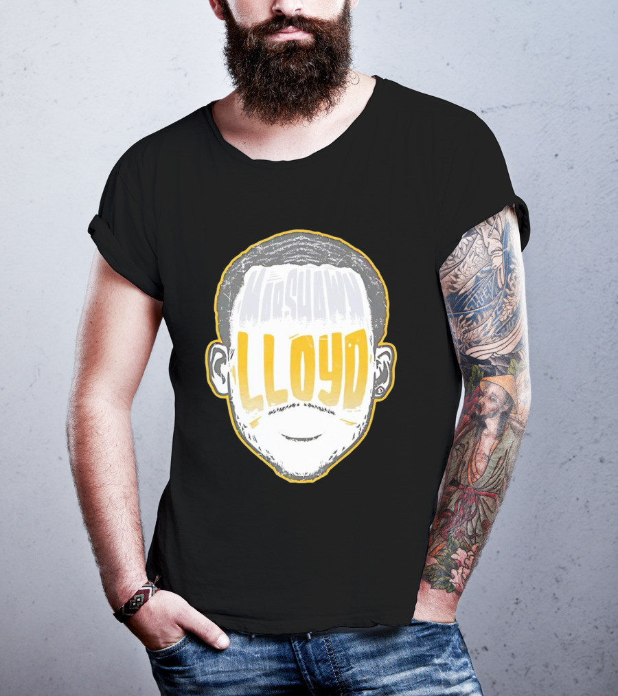 MarShawn Lloyd Face Illustration Football Packers Influence T-Shirt