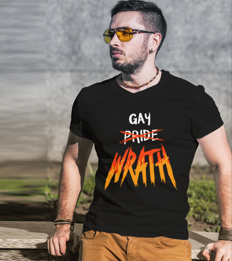 Mars Heyward Gay Pride Wrath T-Shirt
