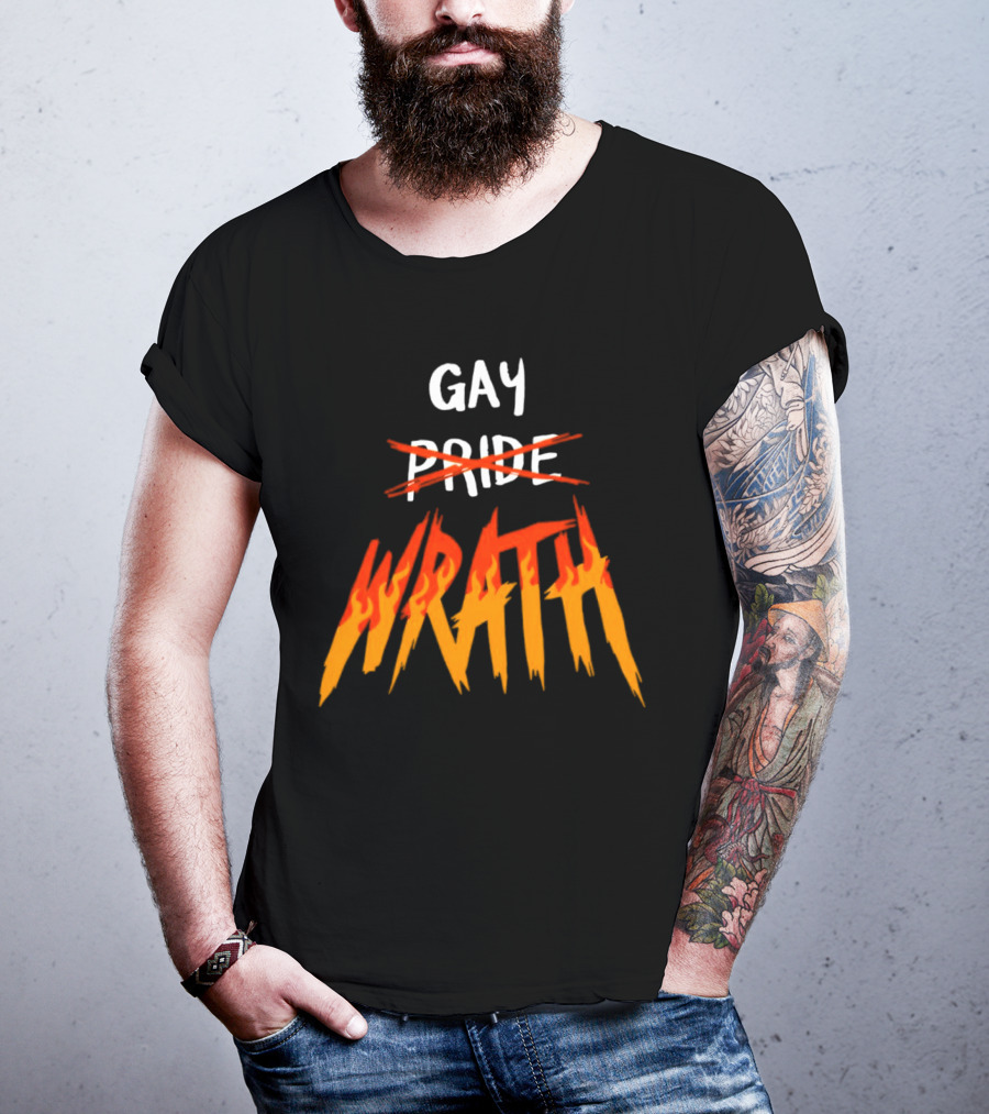 Mars Heyward Gay Pride Wrath T-Shirt