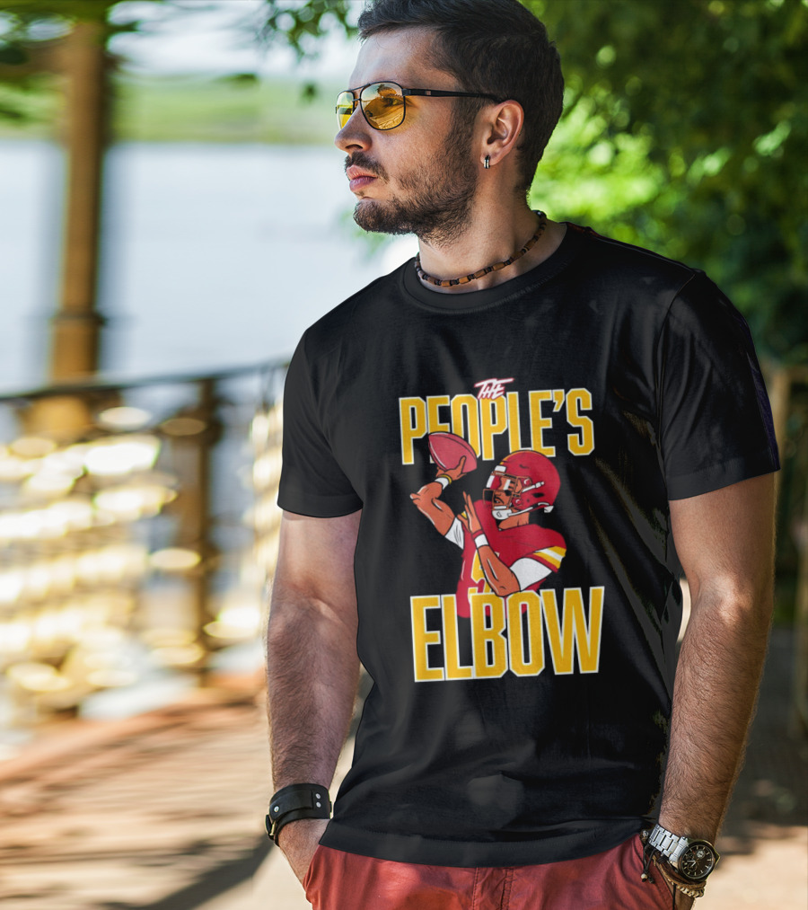 The People’s Elbow Washington Commanders Football Player Quarterback T-Shirt