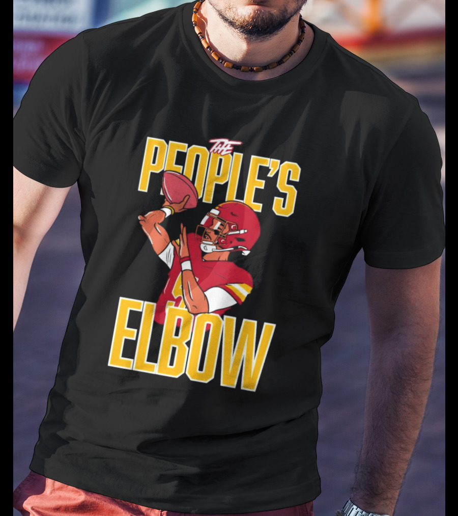 The People’s Elbow Washington Commanders Football Player Quarterback T-Shirt
