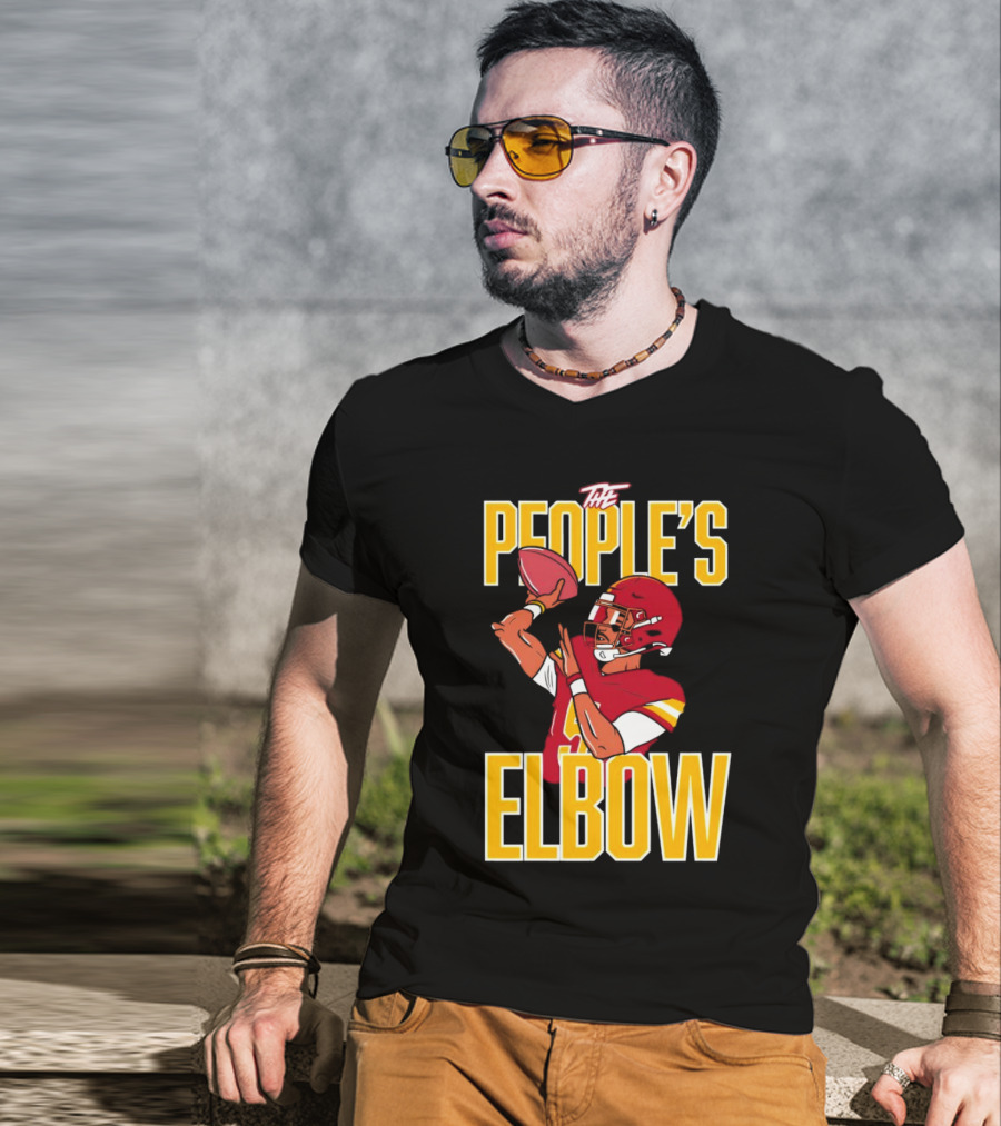 The People’s Elbow Washington Commanders Football Player Quarterback T-Shirt