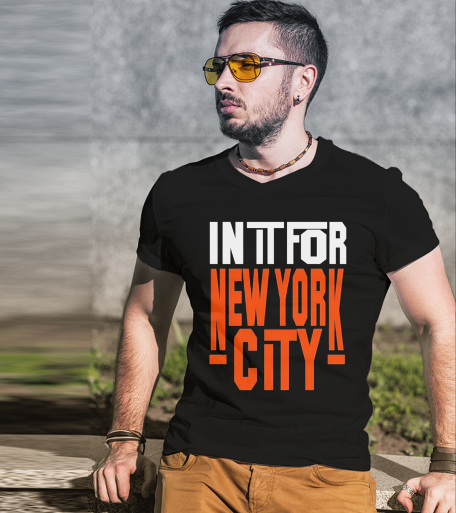 IN IT FOR NEW YORK CITY BASKETBALL FANS' TEAM SPIRIT T-Shirt