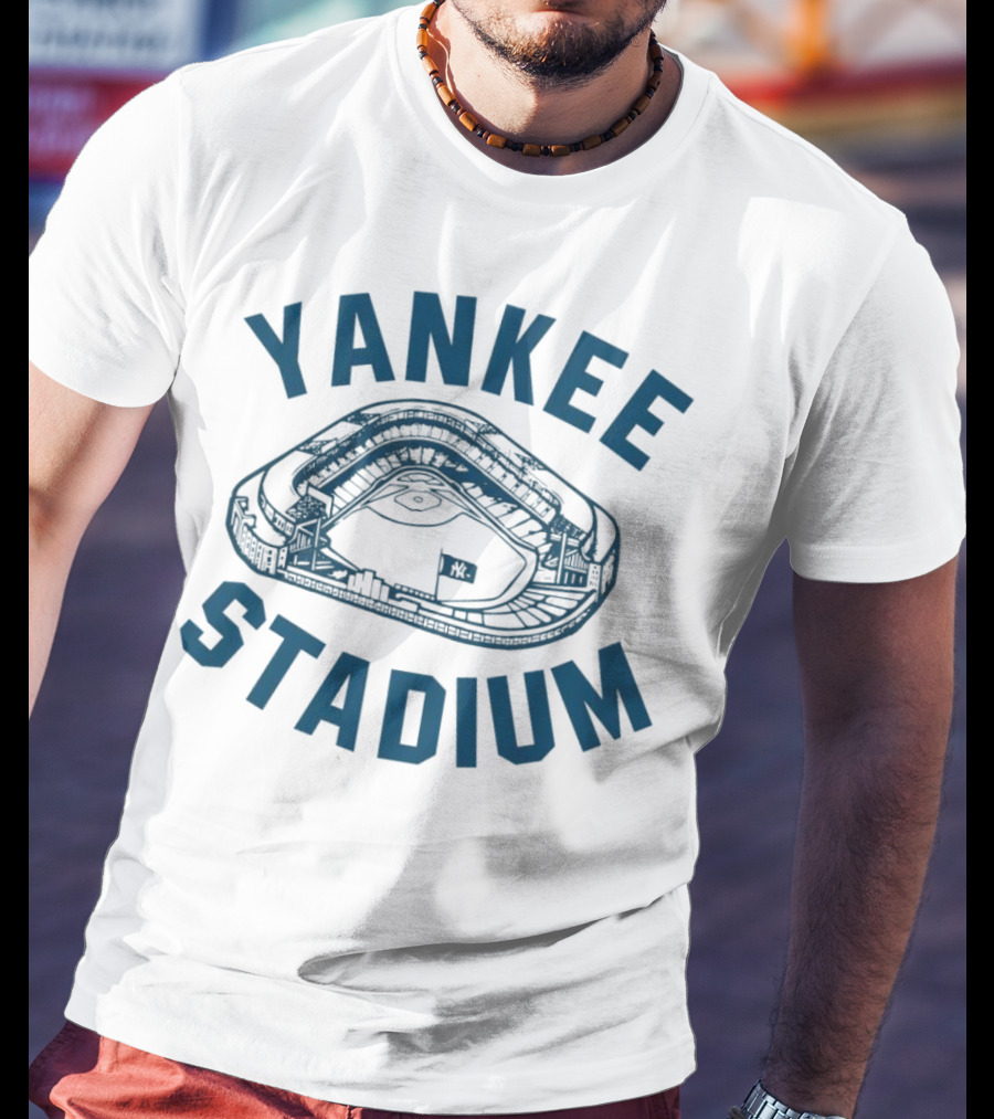 Yankee Stadium Baseball Illustration Yankees T-Shirt