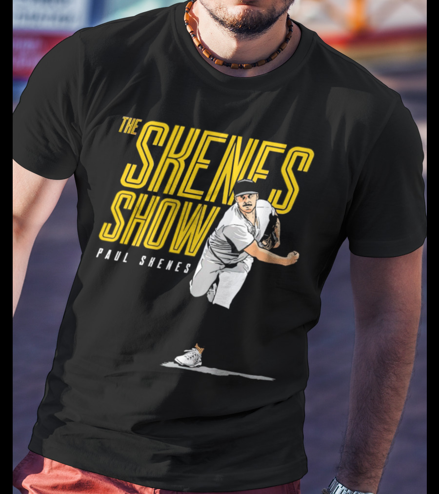 The Skenes Show Paul Skenes Pittsburgh Pirates Pitching Action T-Shirt