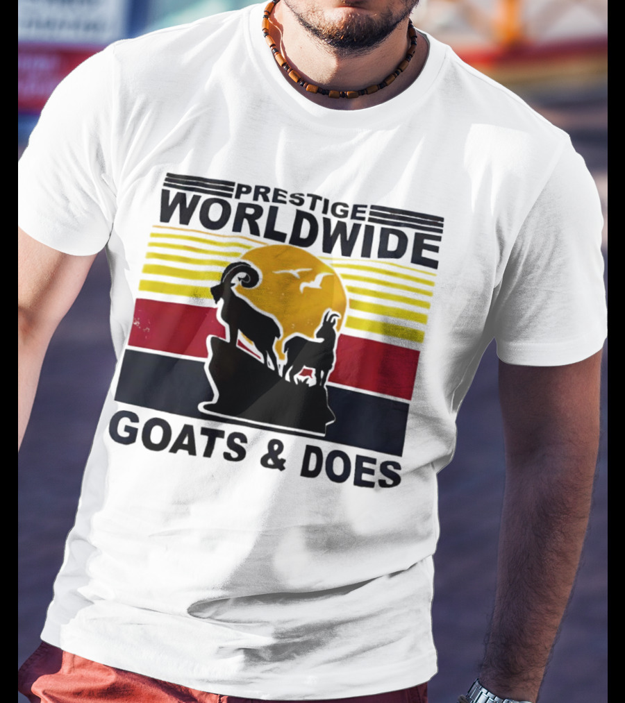 Prestige Worldwide Goats And Does Vintage Sunset T-Shirt