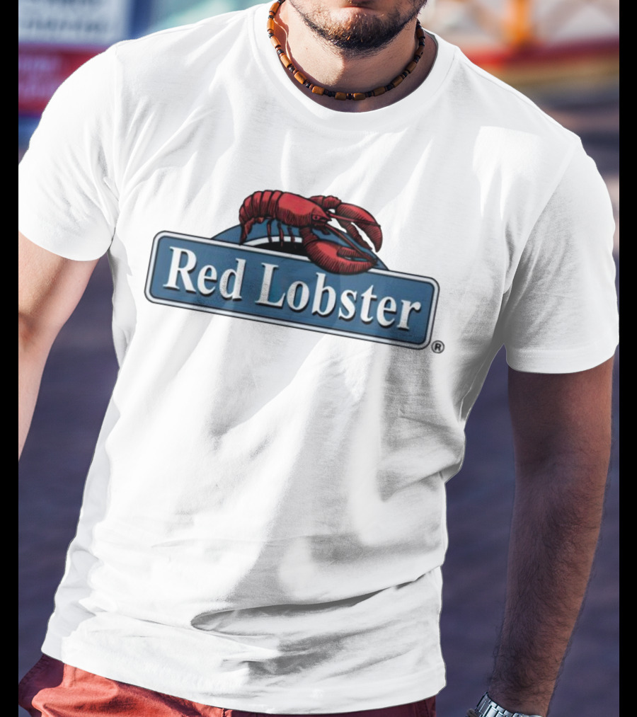 Red Lobster Seafood Restaurant Logo Emblem T-Shirt