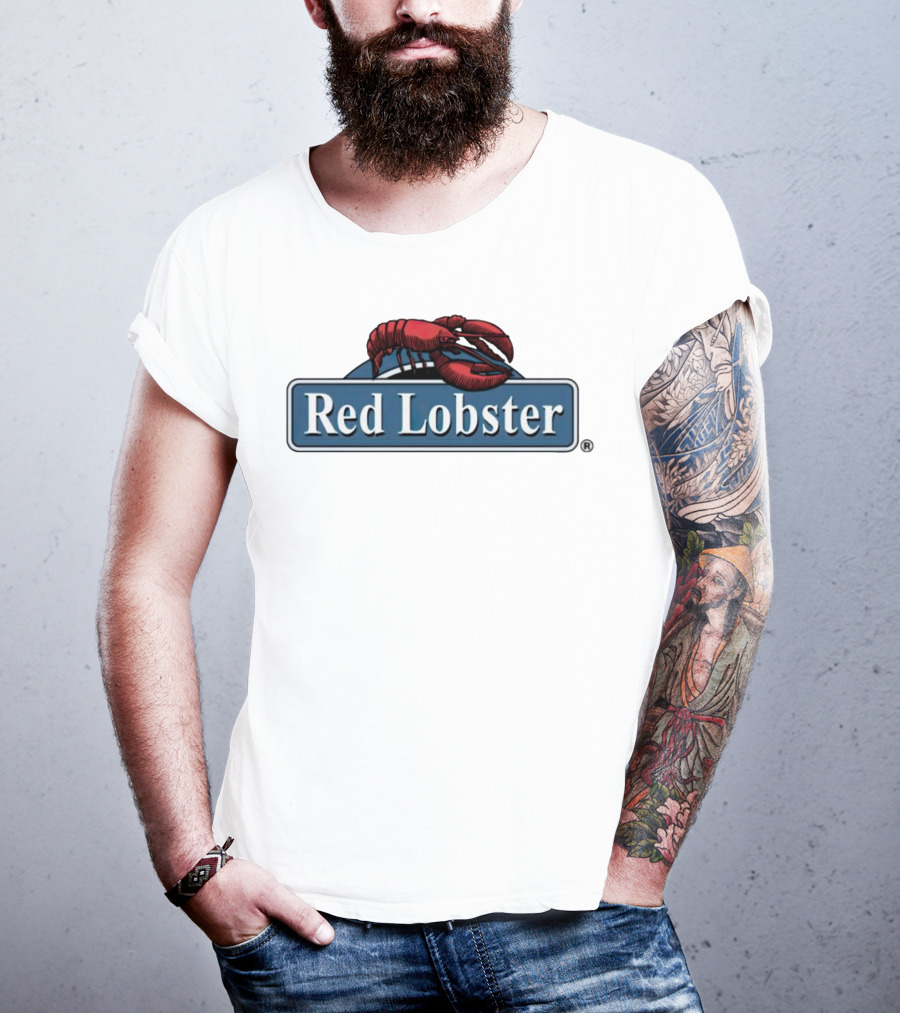 Red Lobster Seafood Restaurant Logo Emblem T-Shirt