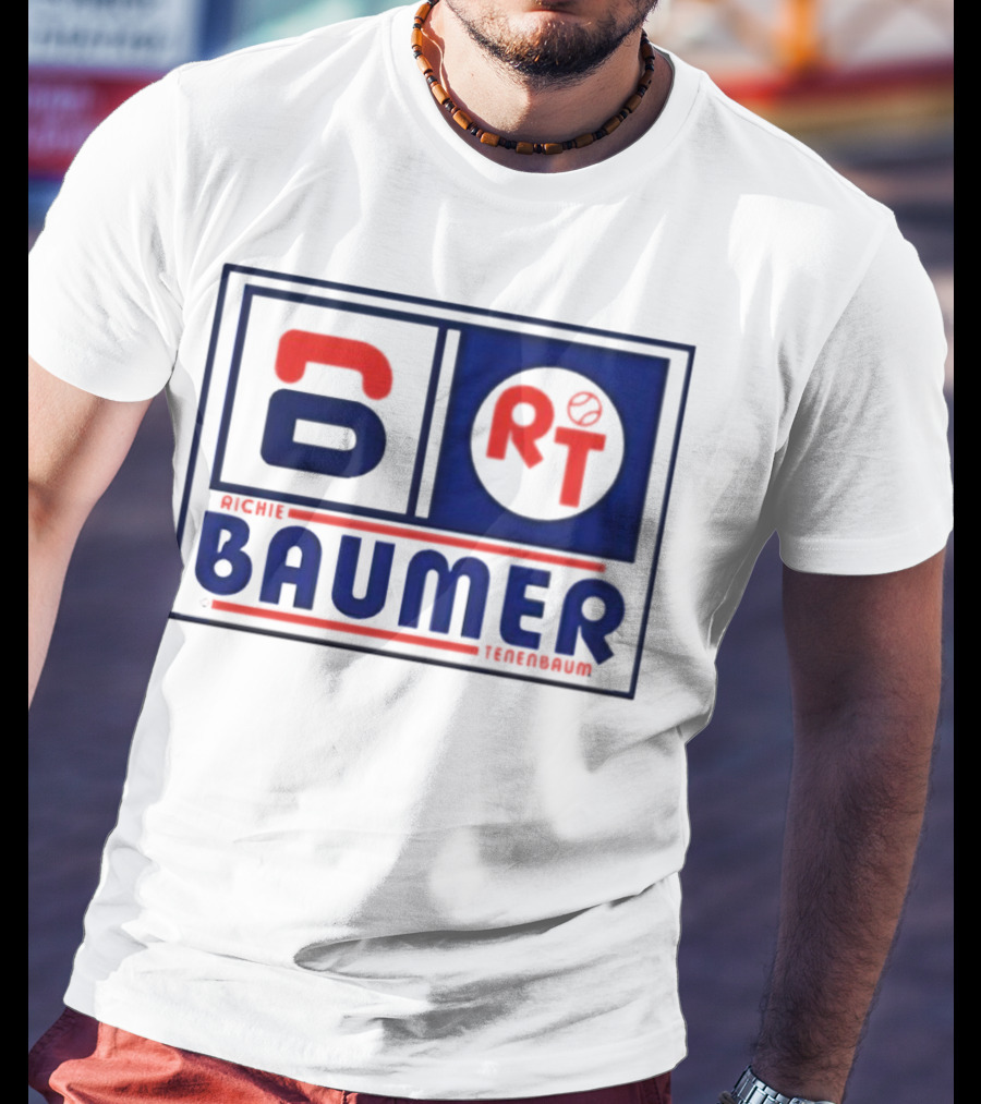 Richie Baumer Tenenbaum Tennis Emblem RT T-Shirt