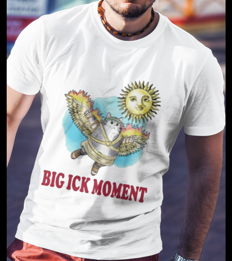 Cat Big Ick Moment Sun Wings T-Shirt