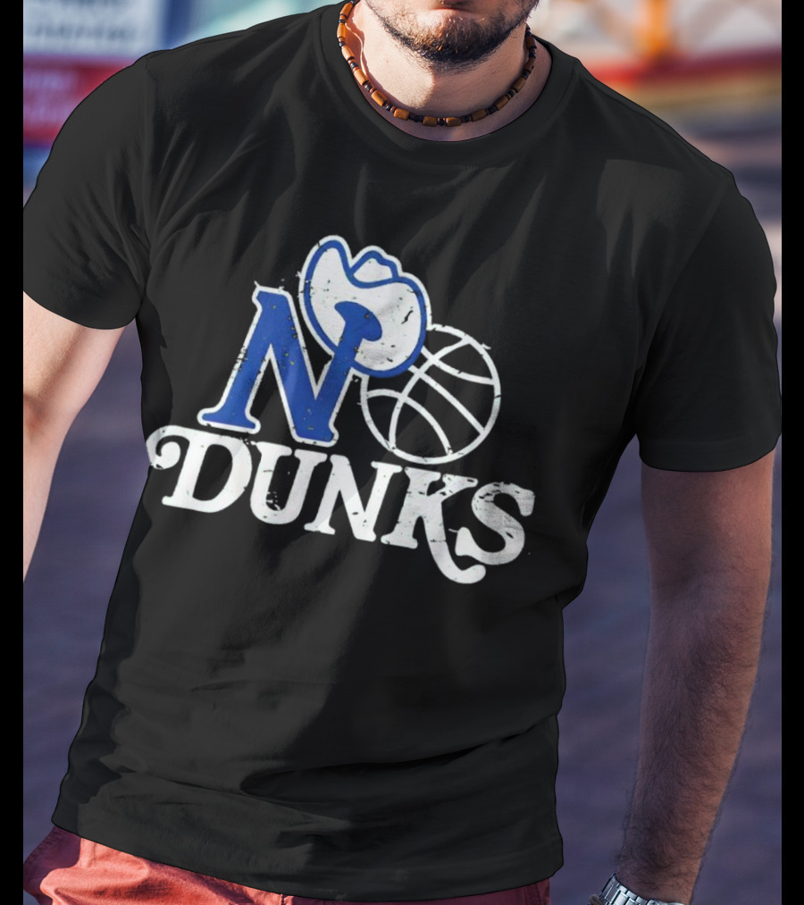 Dallas Mavericks No Dunks Cowboy Basketball T-Shirt