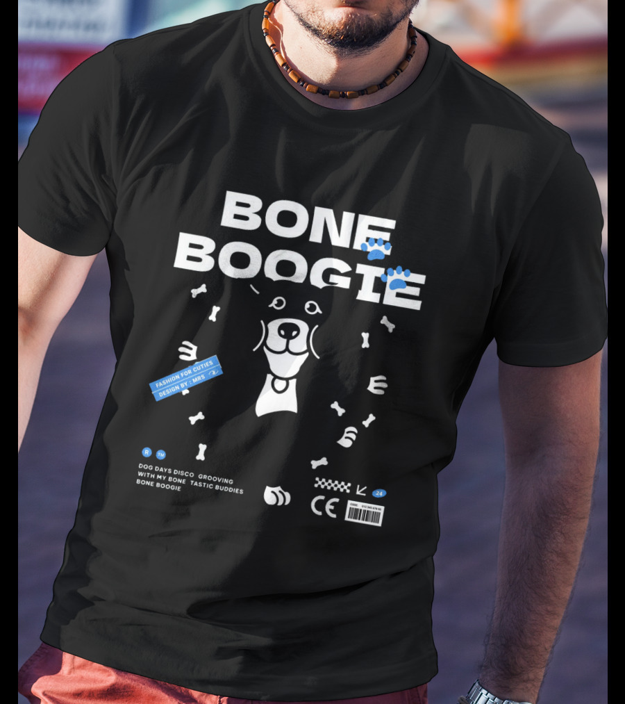 Bone Boogie Dog Days Disco Grooving With My Bone Tastic Buddies T-Shirt