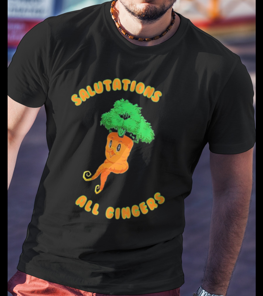 Salutations All Gingers Happy Carrot T-Shirt
