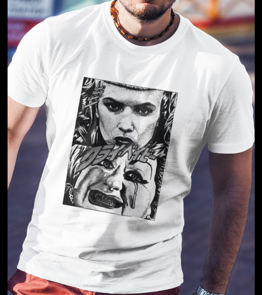 Mobshity Cry Baby John Waters Japanese Comic Style Faces T-Shirt