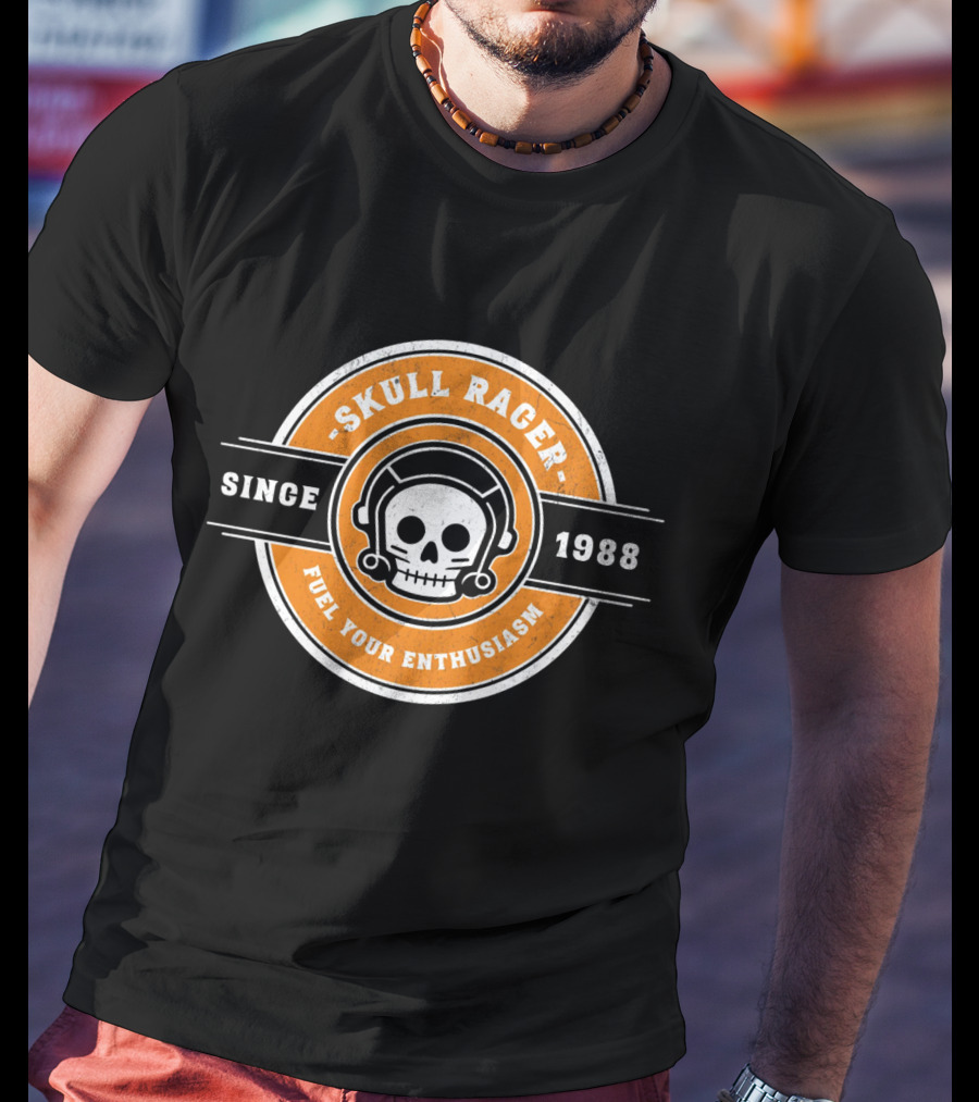 SKULL RACER FUEL YOUR ENTHUSIASM SINCE 1988 T-Shirt