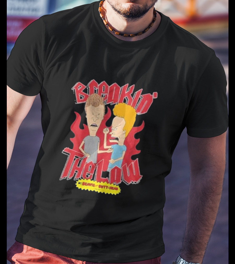 Beavis And Butt-Head Breakin The Law T-Shirt
