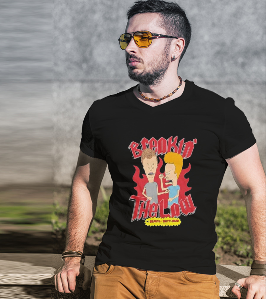 Beavis And Butt-Head Breakin The Law T-Shirt