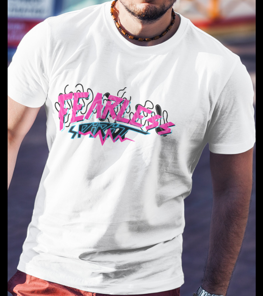 Fearless Spirit Retro Neon T-Shirt