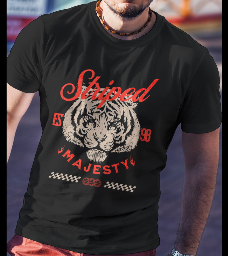 Striped Majesty Tiger Est 1998 T-Shirt