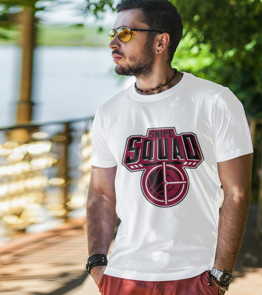 Toronto Raptors Snipe Squad Basketball Target T-Shirt