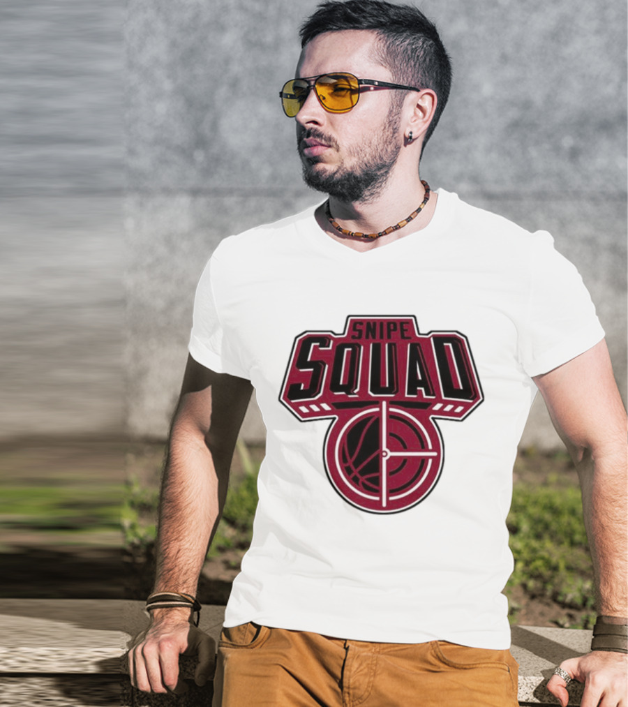 Toronto Raptors Snipe Squad Basketball Target T-Shirt