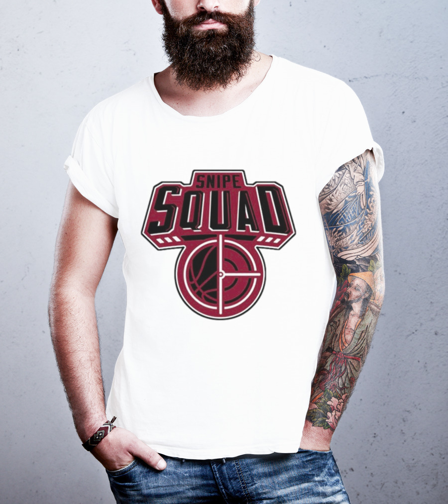 Toronto Raptors Snipe Squad Basketball Target T-Shirt