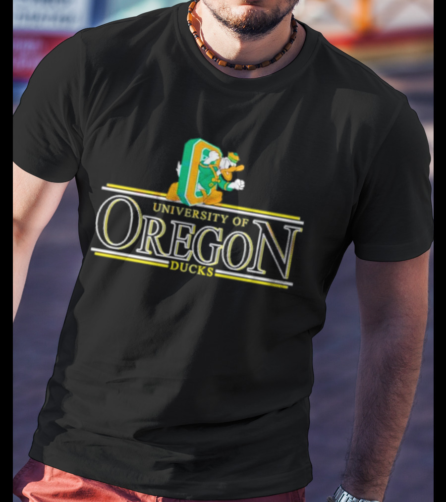 University Of Oregon Ducks Vintage 90s Iconic Mascot T-Shirt