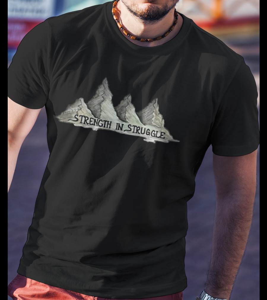 Brandon Lowe Strength In Struggle Kansas City Royals T-Shirt