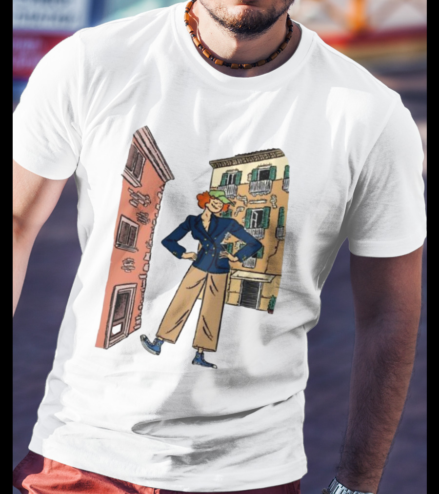 Dick Carroll X Roy Roger’s Positano Chic Casual Stroll T-Shirt
