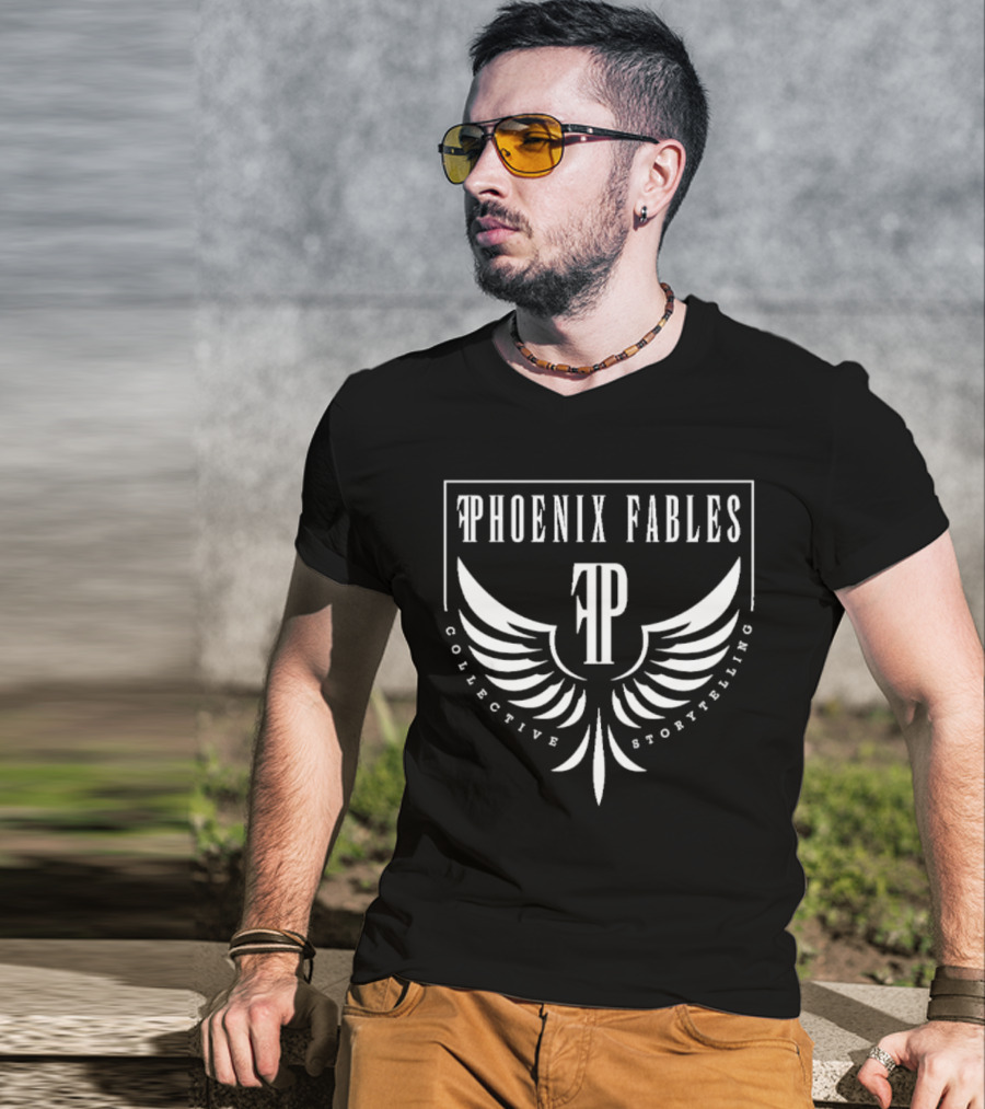 Phoenix Fables Collective Storytelling Winged Emblem T-Shirt