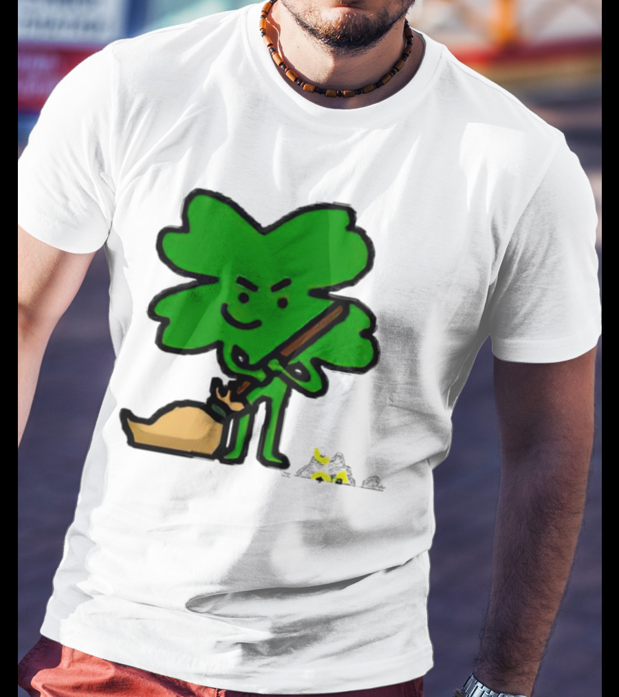 Boston Celtics Sweeping Shamrock Victory T-Shirt