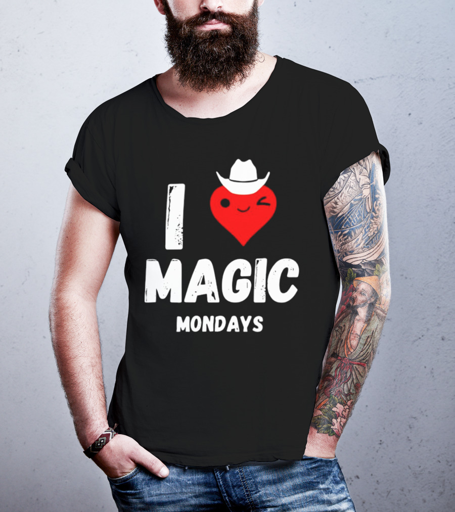 I Heart Cowboy Magic Mondays T-Shirt