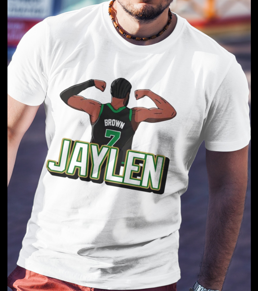 Jaylen Brown Number 7 Flex Boston Celtics T-Shirt