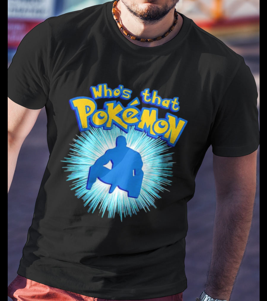 Who's That Pokémon Barry Wood Silhouette Burst T-Shirt