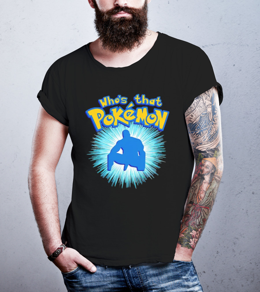 Who's That Pokémon Barry Wood Silhouette Burst T-Shirt
