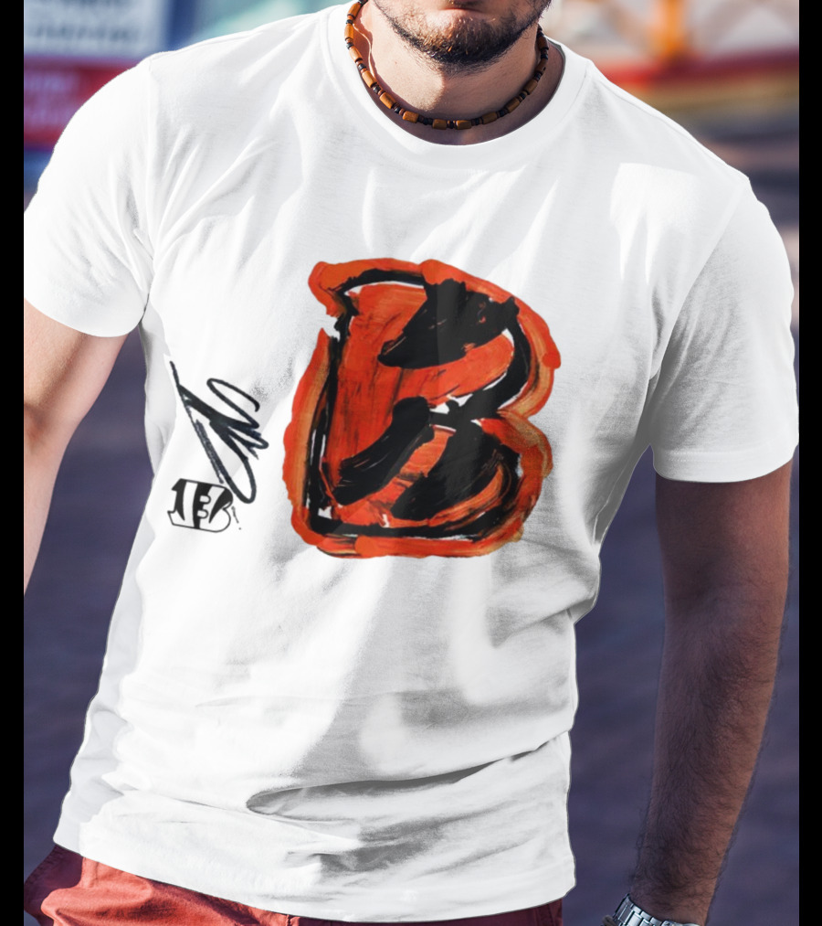 Rookies Cincinnati Bengals Bold Orange B T-Shirt