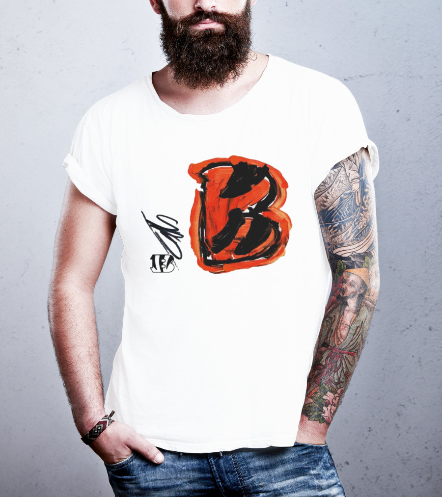 Rookies Cincinnati Bengals Bold Orange B T-Shirt