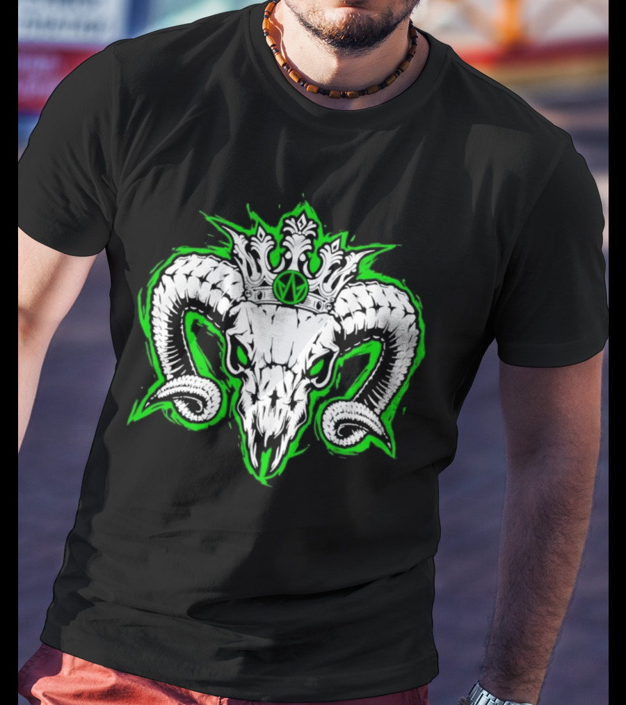Will Ospreay Goated Ram Skull Crown T-Shirt