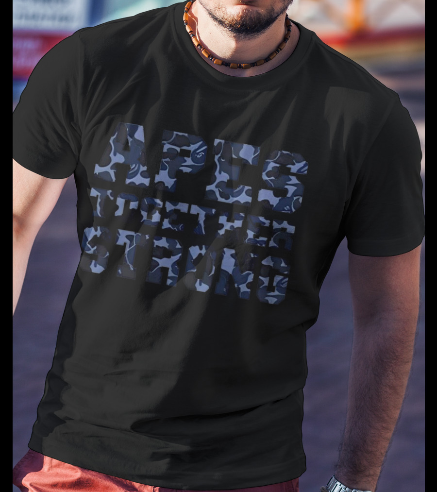 APES TOGETHER STRONG Camouflage T-Shirt
