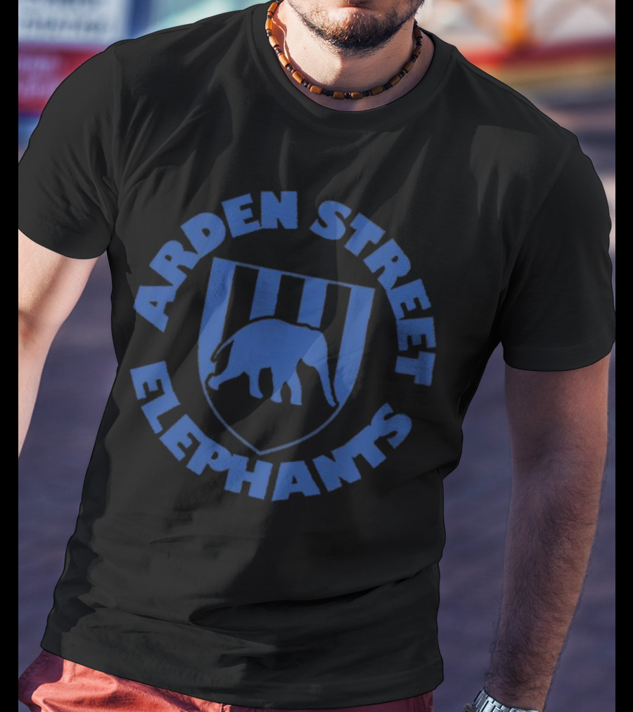 Arden Street Elephants Blue Emblem T-Shirt