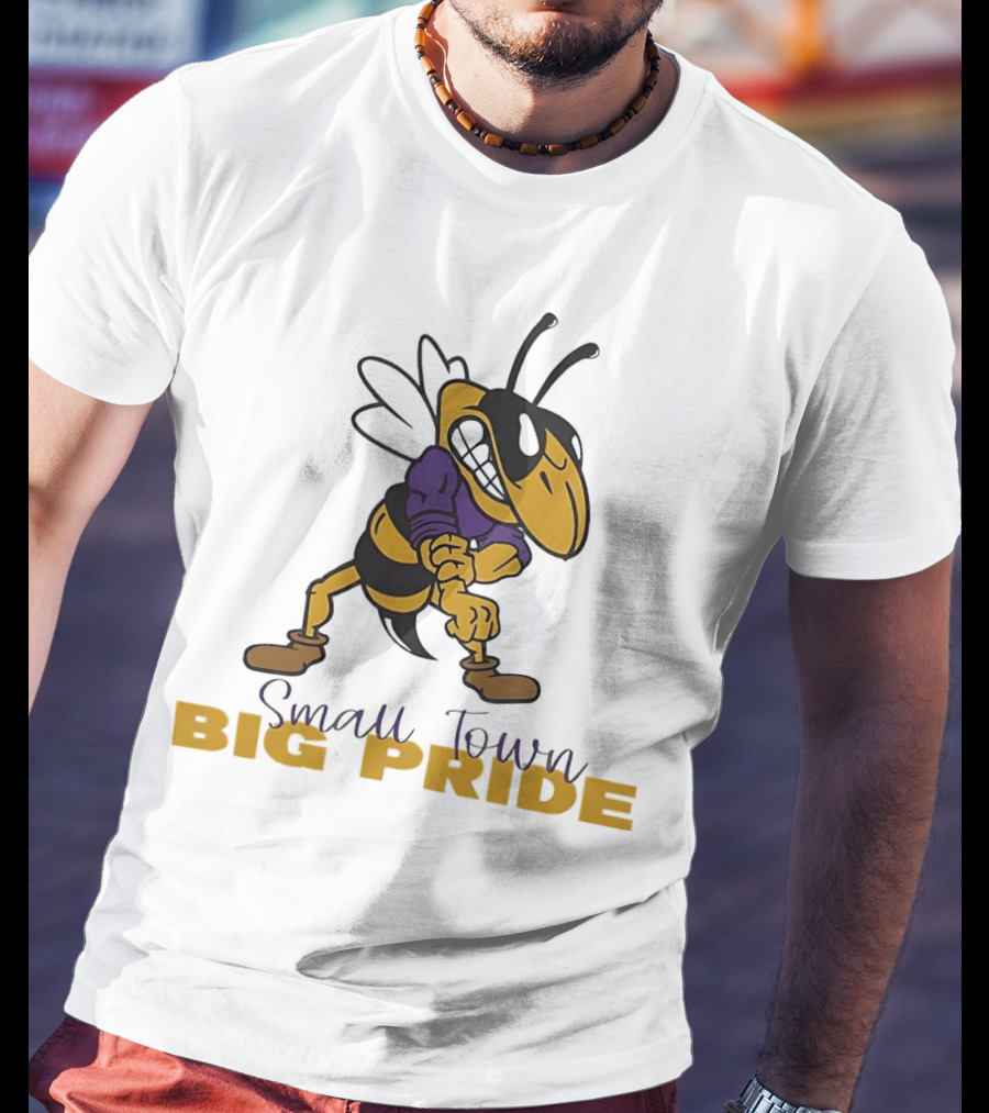 Small Town Big Pride Bee Mascot T-Shirt