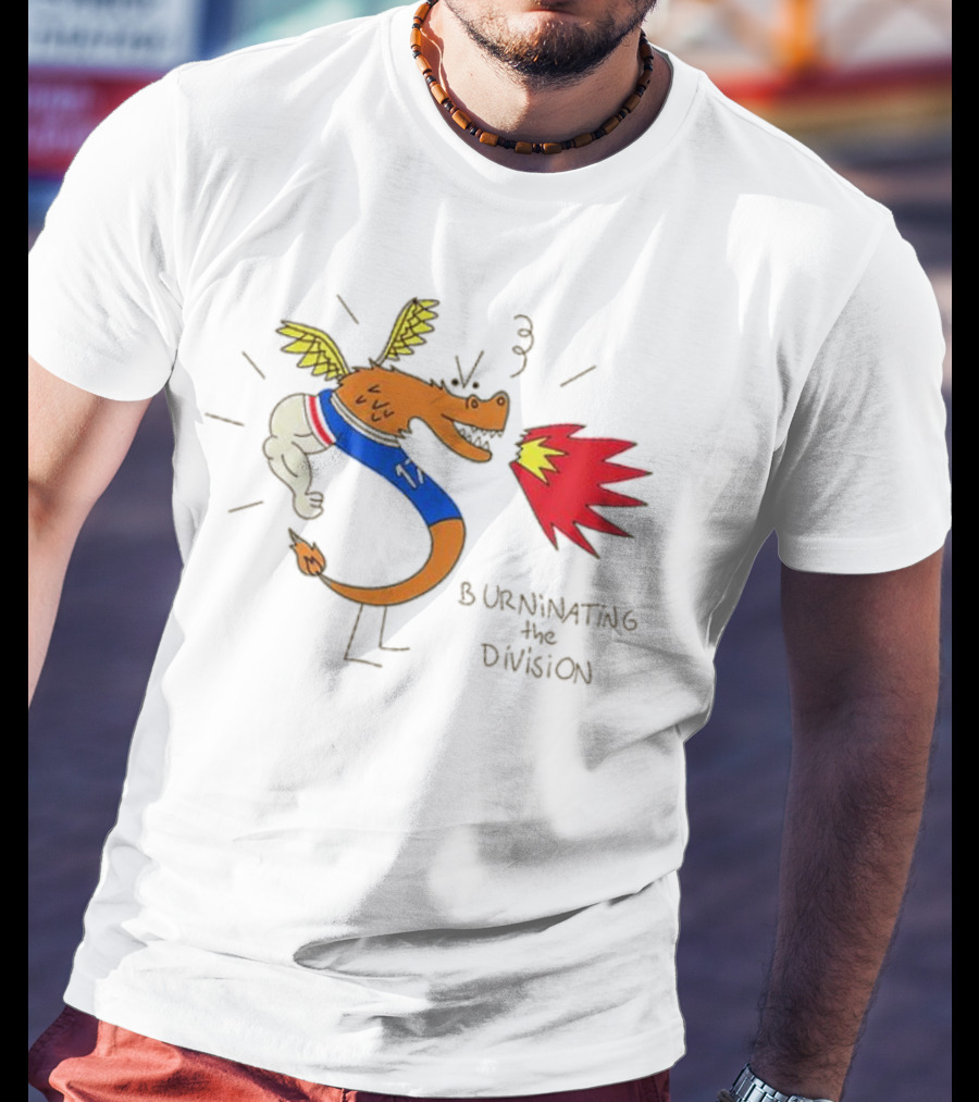 Buffalo Bills Burninating The Division Dragon Fireball T-Shirt